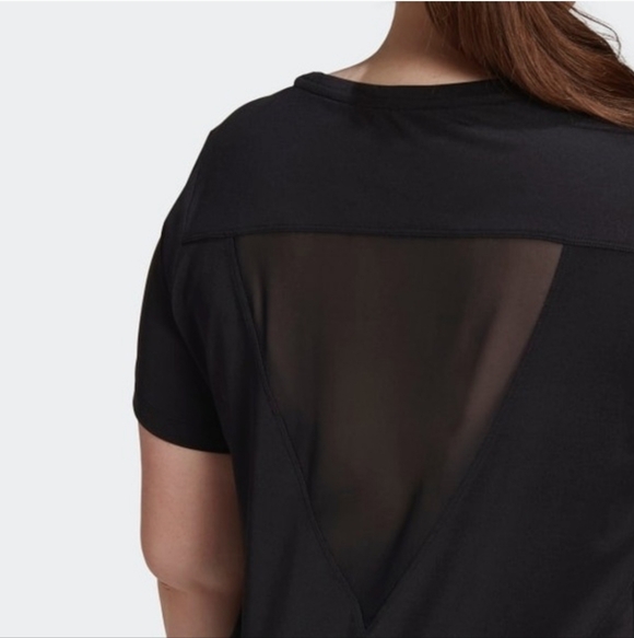 NWT Adidas Women's Glam On Boston Tee ~sz 2X - Picture 2 of 5